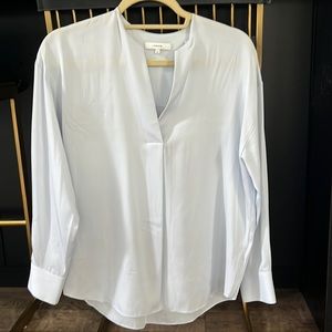Vince very light blue silk tunic